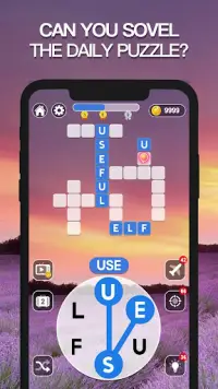 Word Crossing-Lucky Word Games Screen Shot 1