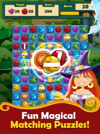 Witchy Wizard Match 3 Games Screen Shot 4