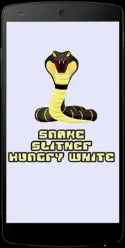 Snake Slither Hungry White Screen Shot 0