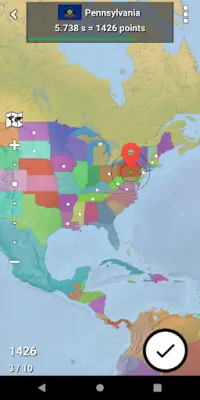 MapMaster Free - Geography game Screen Shot 7