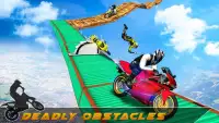Heavy Bike Impossible Sky Track Stunts Screen Shot 4