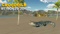 Crocodile Attack 3D  2016 Screen Shot 0