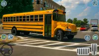 素晴らしい 学校 運転者 バス シミュレーター 3D Screen Shot 6