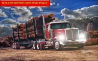 Off road cargo 3D truck driver simulator 2017 Screen Shot 2