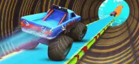 Monster Truck 3D stunts Game Screen Shot 1