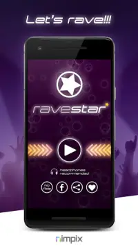 Rave Star - dem ultimativen Reflex-Runner-Game Screen Shot 4
