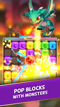 Puzzle Monsters - Puzzle Blast 1:1 Battle is on Screen Shot 2