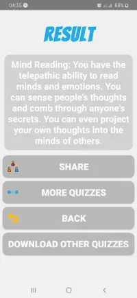 What is Your SuperPower? Fun Personality Test Screen Shot 3