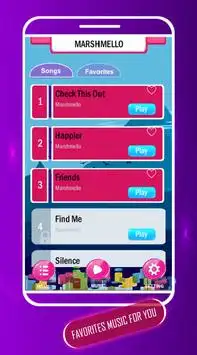 Marshmello Piano Tiles Screen Shot 1