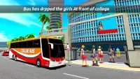 Juego de descenso de College Bus Simulator Screen Shot 4