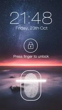 Fingerprint Lock Screen Prank Screen Shot 0