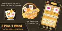 2 Pics 1 Word Guessing Game - Fun Photo Quiz 2021 Screen Shot 0