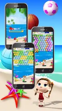 Bubble Beach Shooter Screen Shot 3