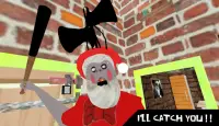 Scary santa granny : escape neighbor siren MOD Screen Shot 0