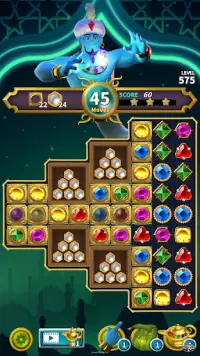 1001 Jewel Nights- match 3 puzzle Screen Shot 1