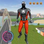 Grand Amazing BlacK Spider Rope Hero City Rescue