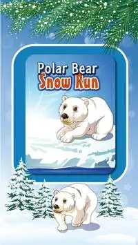 Oso polar: Nieve Run Screen Shot 0