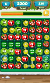 Fruit & Veggies : Link Line Match 3 Puzzle Game Screen Shot 17
