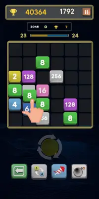 Merge Number Puzzle: Merge! Block Puzzle Game Screen Shot 0