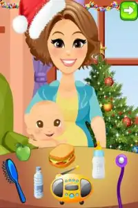 Newborn Baby & Mommy Christmas Screen Shot 2