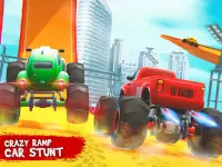 Top Monster Truck Stunts: Off Road Car Racing Game Screen Shot 4