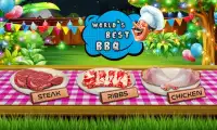 حفلة الشواء - وصفه bbq! لعبة طبخ Screen Shot 1