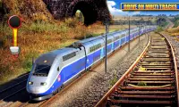 Euro Train Driving Simulation 3D: Free Train Games Screen Shot 3