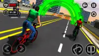 Rooftop Bicycle Stunt Rider 3D Screen Shot 16