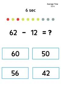 수학 게임-계산 능력 향상(두뇌 트레이닝) Screen Shot 1