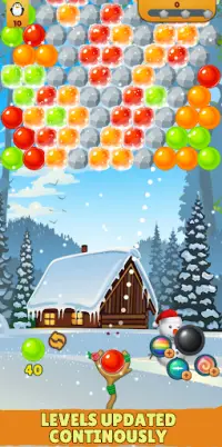 Farm Snow - Christmas Bubble Screen Shot 2