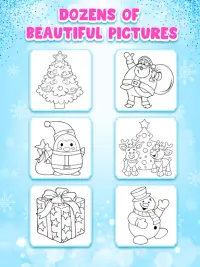 Christmas Coloring Game - Learn Colors Screen Shot 12