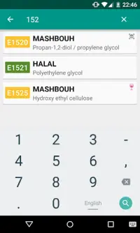 Halal E-Numbers Screen Shot 1