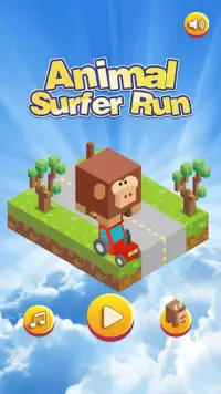 Animal Surfer Run Screen Shot 0