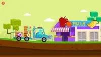 恐竜トラック - 子供向けのカーシミュレーターゲーム Screen Shot 5