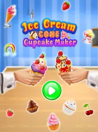 Ice Cream Cone Cupcake Maker Screen Shot 0