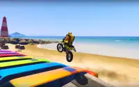 Supereroi Bike Beach Stunt Racing Mania 2018 Screen Shot 3