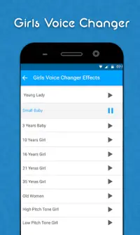 Girls Voice Changer - Edit Pitch & Sounds Updates Screen Shot 1