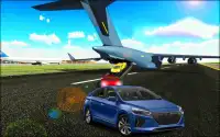 कार्गो विमान कार सिम्युलेटर 3 डी - फ्लाइंग ट्रां Screen Shot 0