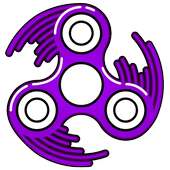Fidget Purple Hand Spinner