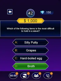 Millionaire Quiz 2020 - Trivia Game Screen Shot 7