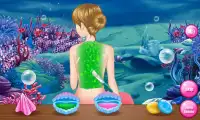 Mermaid spa games for girls Screen Shot 2
