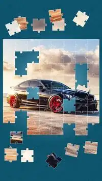 Jeu voiture de sport puzzle Screen Shot 12