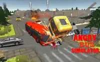 Demolition Angry Bus 3D Screen Shot 0