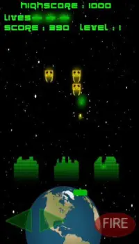 Invaders - Classic Retro Arcade Space Shooter Screen Shot 1