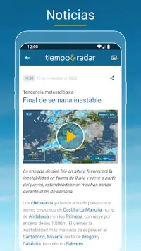Tiempo & Radar: tu previsión Screen Shot 5