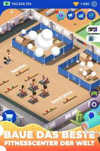 Idle Fitness Gym Tycoon - Workout Simulator Game Screen Shot 4