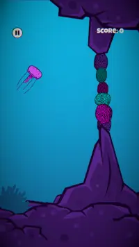 Jelly Rush- A JellyFish Flap Game Screen Shot 2