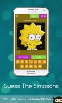 Guess The Simpsons Screen Shot 0