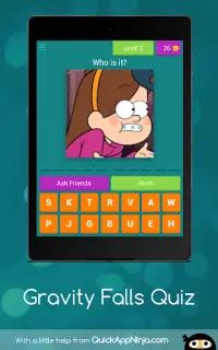 Gravity Falls Quiz Screen Shot 8