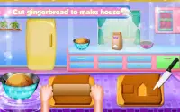 Ginger Bread House Cake Girls Cooking Game Screen Shot 17